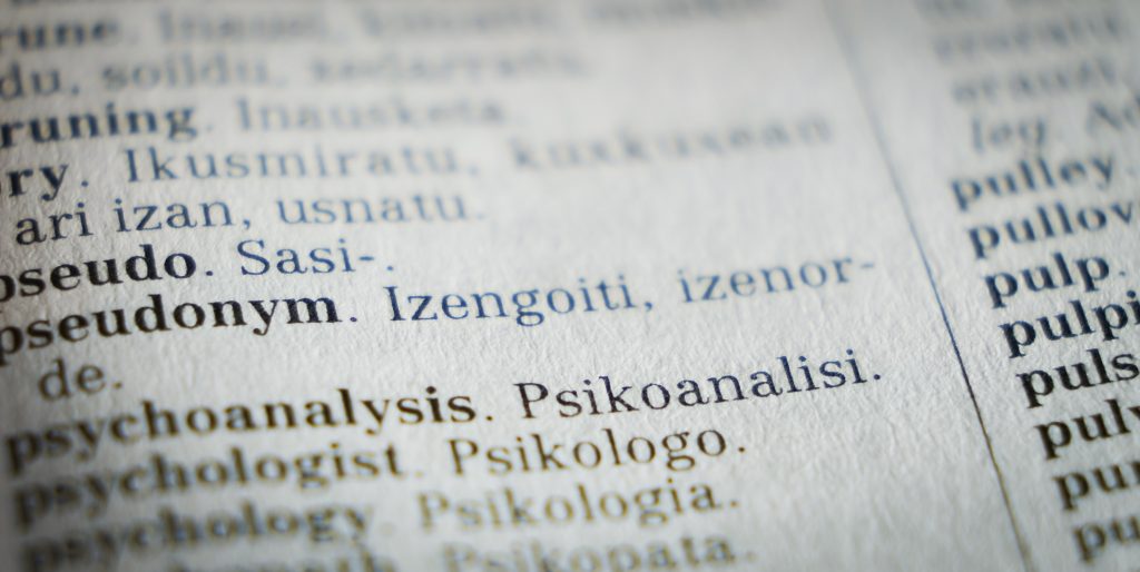 Basic Translation of words in a paper