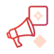 create-an-outlined-icon-of-a-megaphone-with-a-smal